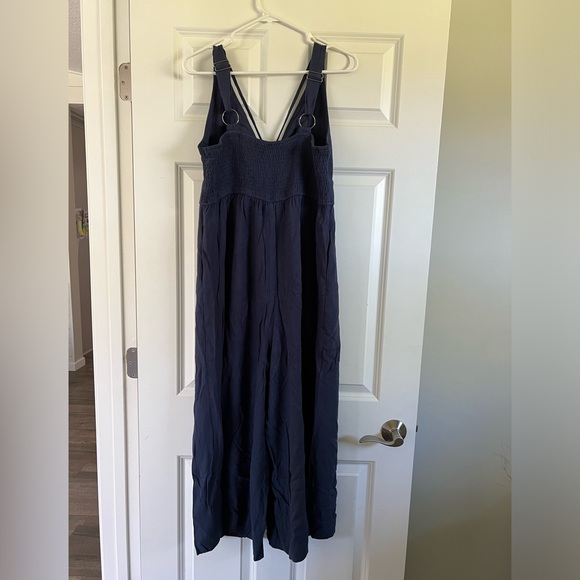 Blue linen romper XL women’s - Picture 5 of 5